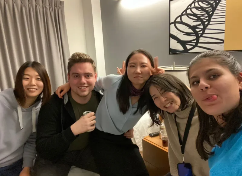 友達5人での写真
