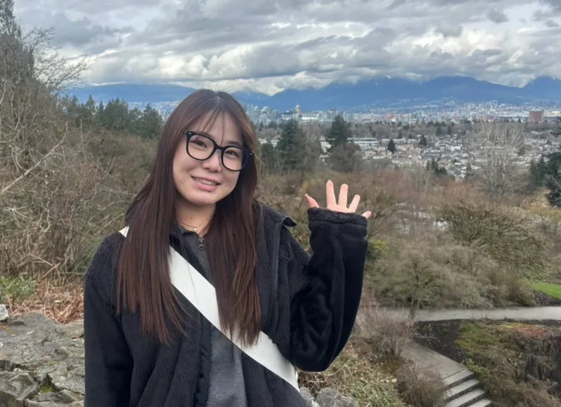 旅行をした際の写真。奥にはダウンタウンが広がっている