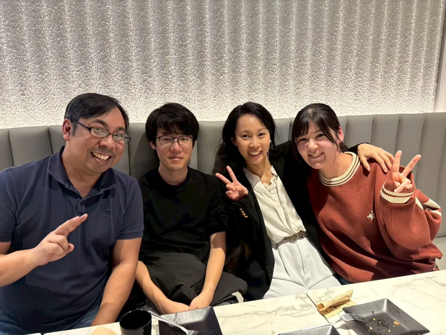 PMMの先生と一緒に撮った様子