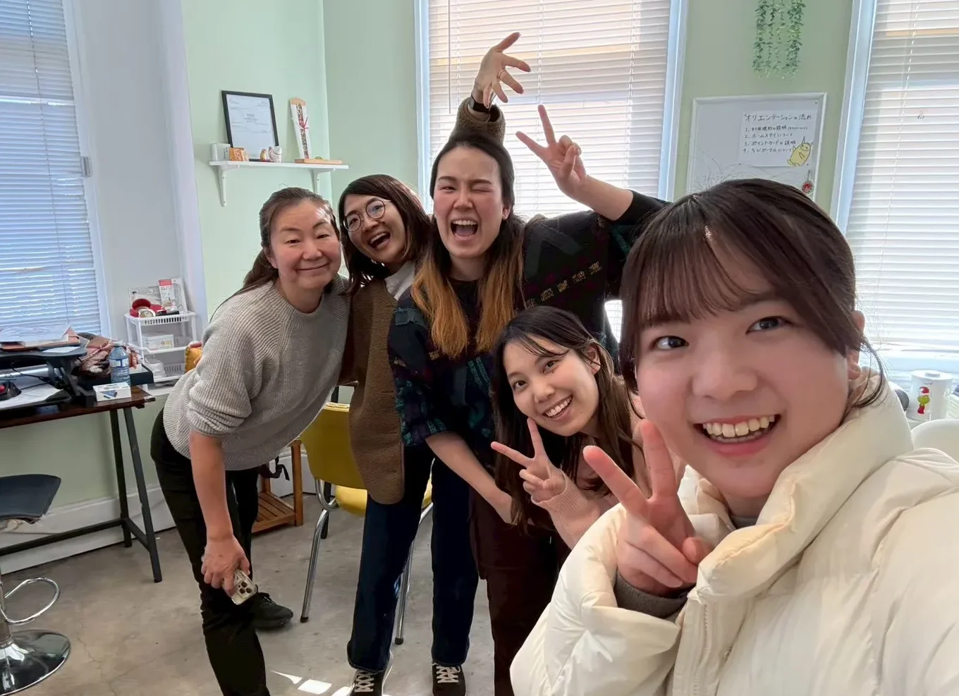 ちびかなだオフィスでの様子